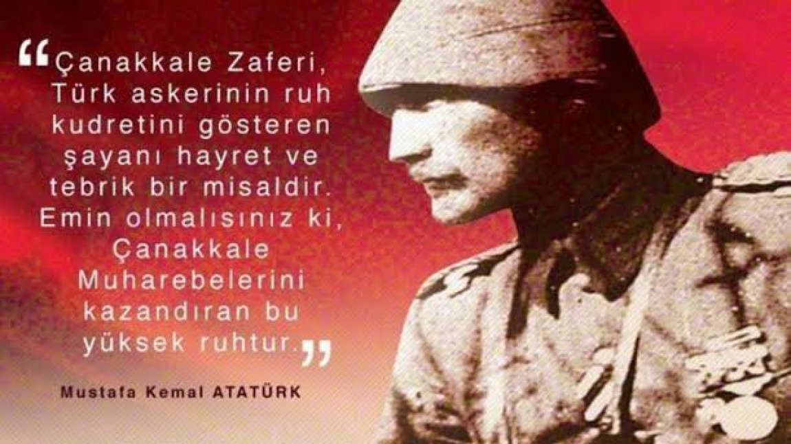 Çanakkale Zaferi'nin 107. yıl dönümünde, Gazi Mustafa Kemal Atatürk'ü ve şehitlerimizi saygıyla ve minnetle anıyoruz.